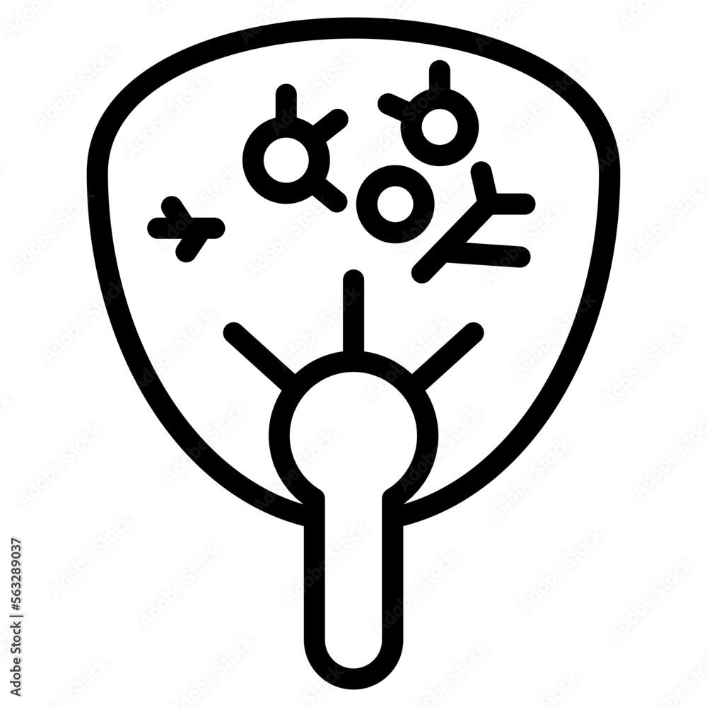 Obraz premium chinese fan icon