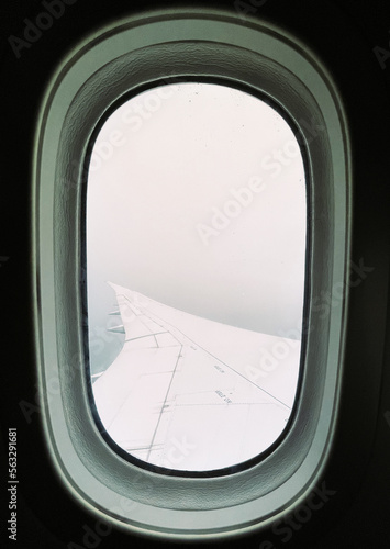 view from airplane window