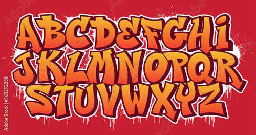 Colourful Graffiti Font, this font can be used for logos and it looks perfect for short phrases and taglines