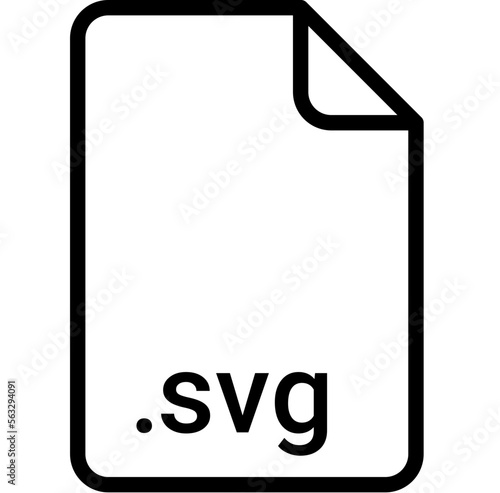 SVG extension file type icon
