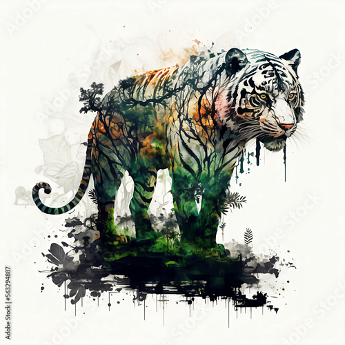 Colourful Tiger © Wolf Design Studios