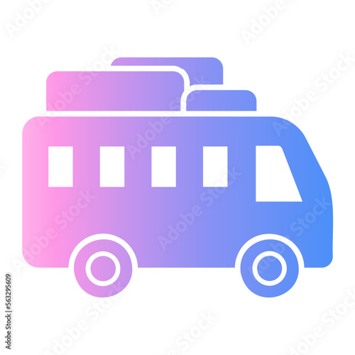 bus traveling icon