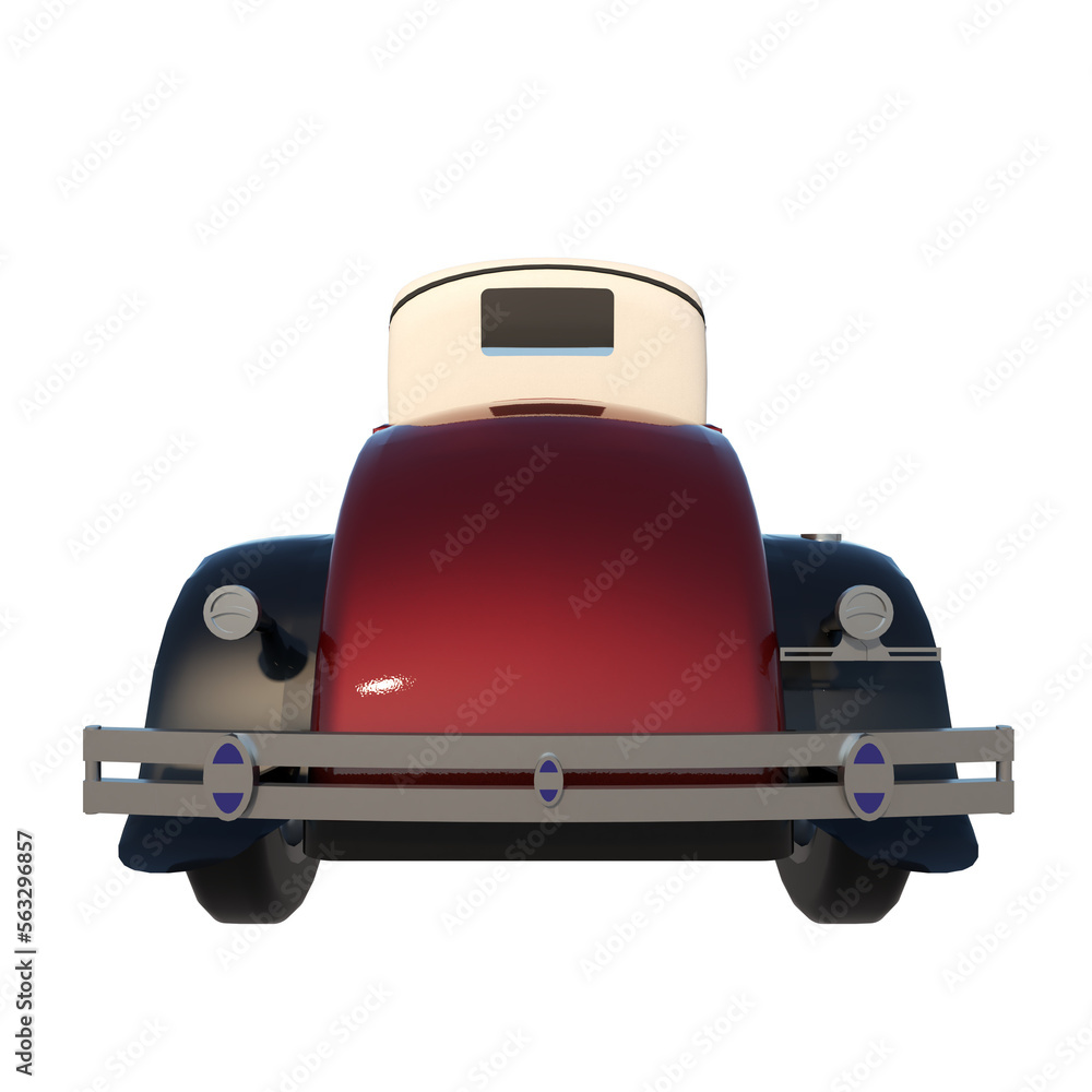 car city tourism transport 1 1920s - back view png