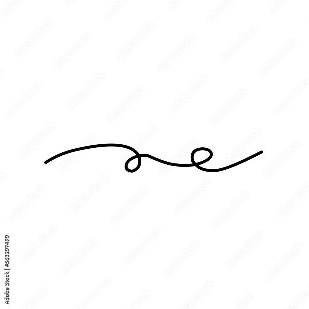 Scribble Line Quote Decoration Scribble Line Quote Decoration