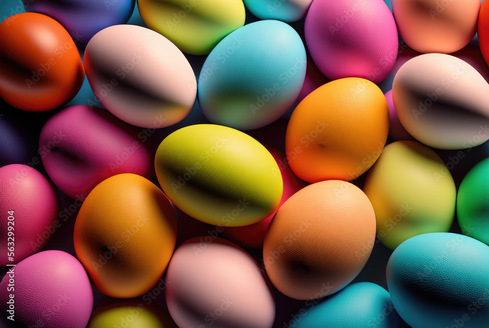 Easter eggs. Generative AI Easter eggs. Generative AI