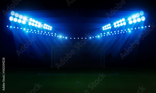 Football Bright stadium arena lights vector design.