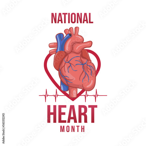 American heart month. In February.