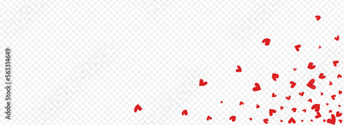 Burgundy Papercut Vector Panoramic Transparent