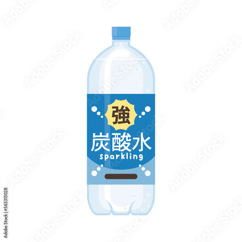 強炭酸水のペットボトル