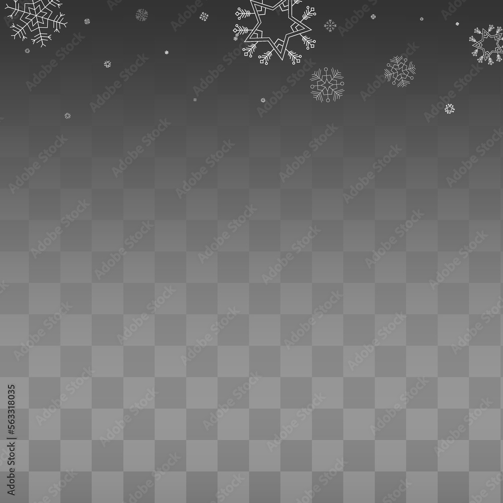 Silver Snowflake Vector Transparent Background. Silver Snowflake Vector Transparent Background.