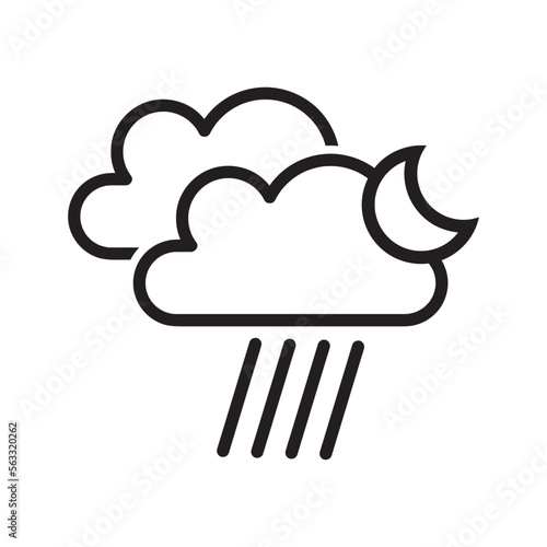 weather icon, cloud vector illustration, cloud icon, cloud flat icon