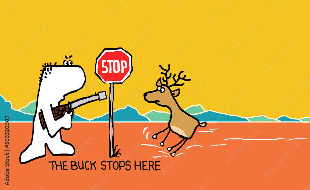 The buck stops here - jargon