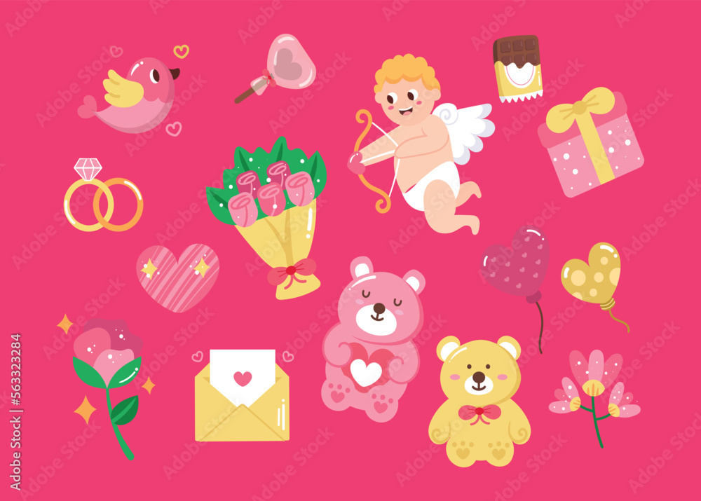 Valentine's Days Element Pack Valentine's Days Element Pack