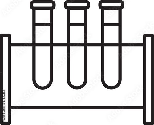 tubes stand icon