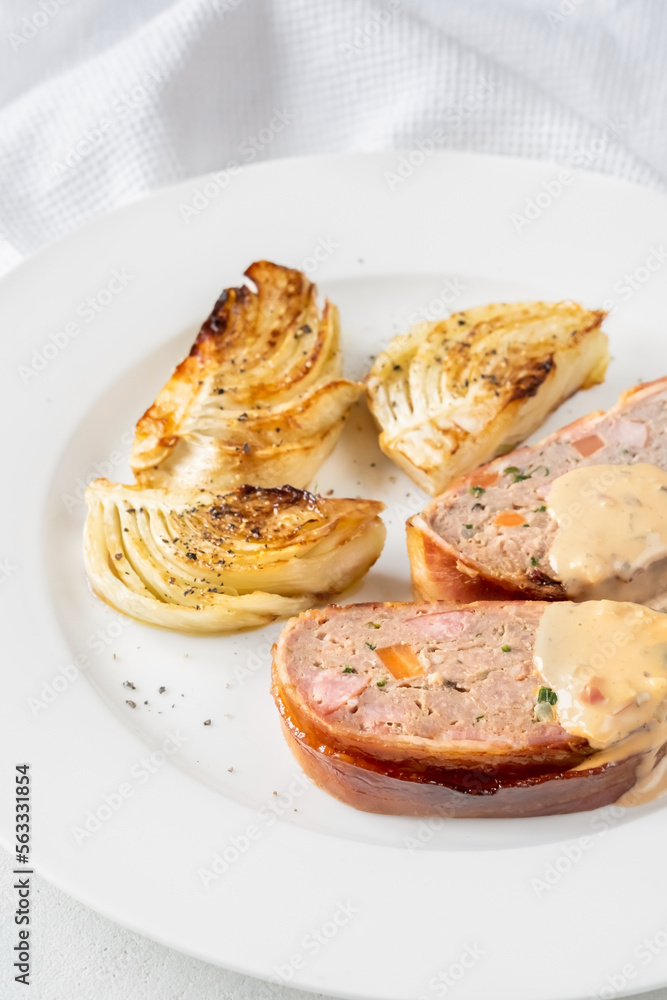 Meatloaf with roasted fennel Meatloaf with roasted fennel