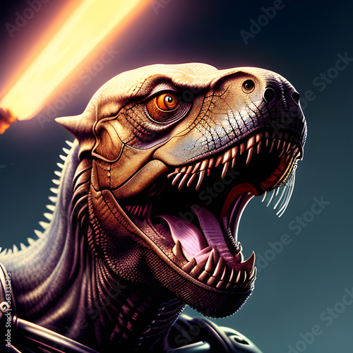 tyrannosaurus rex dinosaur © bohed
