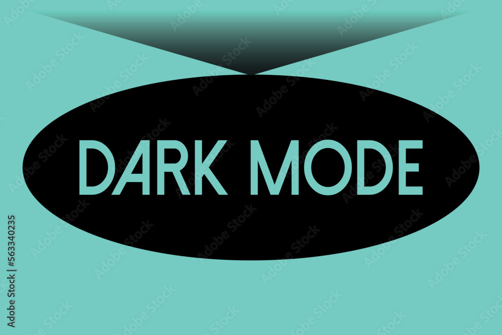 dark mode text