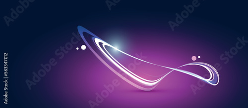 forma, astratta, movimento di luce, 