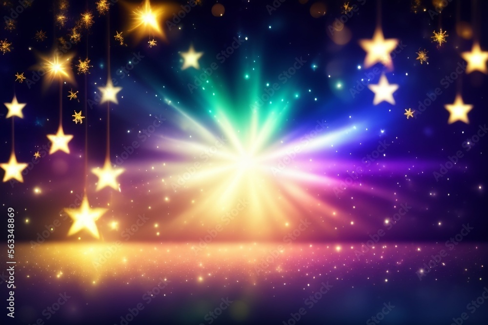 colorful Christmas stars with background colorful Christmas stars with background