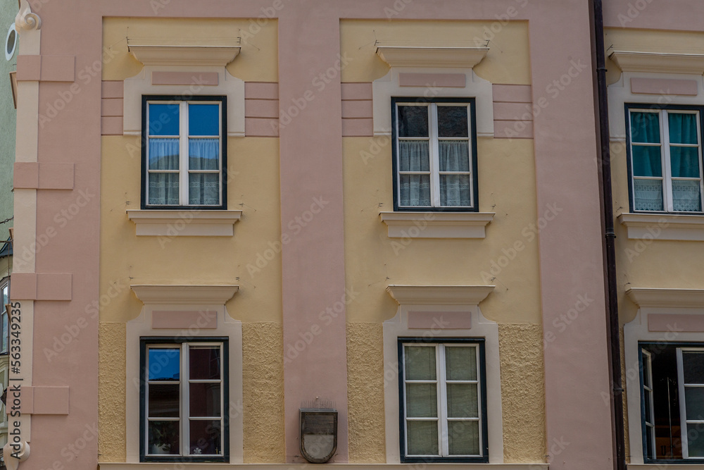 Fototapeta premium windows in the facades
