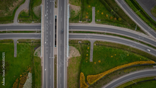 autostrada s8 droga szybkiego ruchu z drona