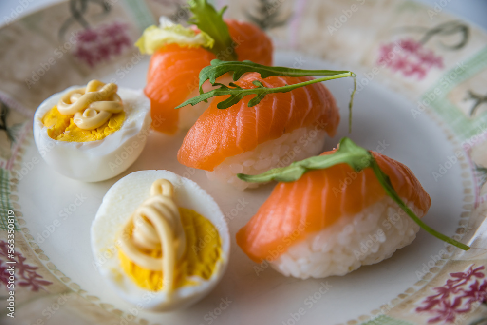 Assiette de sushis Assiette de sushis