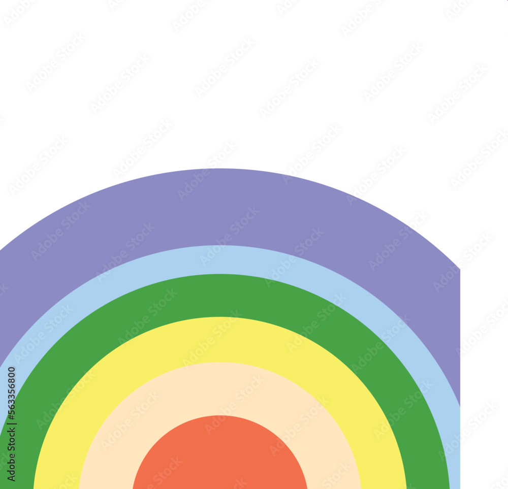 Obraz premium abstract concentric circle design vector illustration