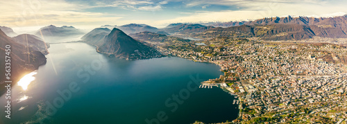 Tableau sur toile Lugano, Switzerland