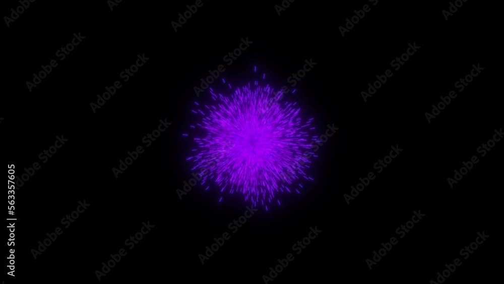 Fireworks flash festive 3d background. 3d render of a beautiful purple firework. Fiery particles scatter against the background of the night sky. Fireworks flash festive 3d background. 3d render of a beautiful purple firework. Fiery particles scatter against the background of the night sky.