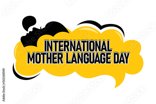 International Mother Language Day background.