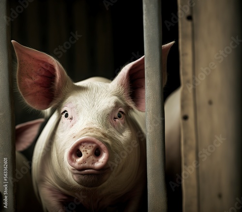 illustration of a healthy pig, image by AI © Jorge Ferreiro
