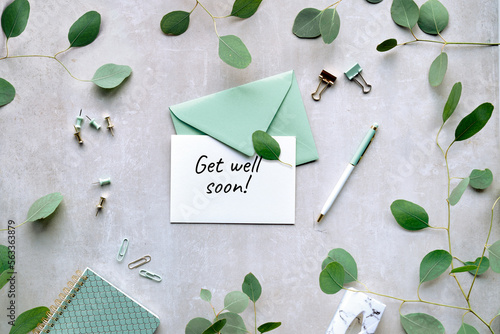 Fotografía Get well soon card