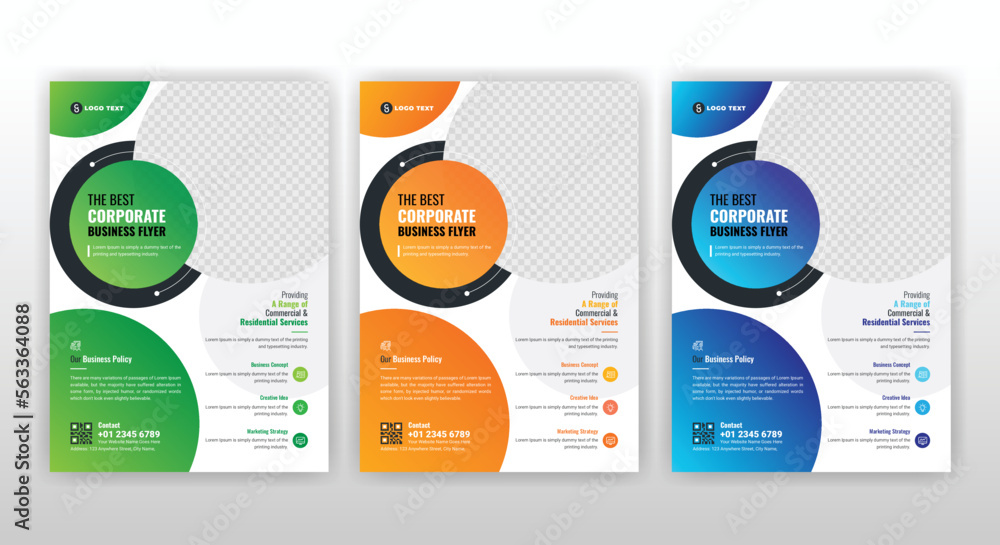 Creative Corporate Business Flyer Brochure Design Template