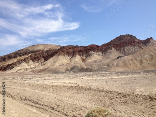 Scenic Rocks on Artist Drive in Death Valley National Park 