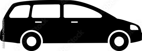 Obraz na płótnie Station wagon car icon, transparent backgrounds