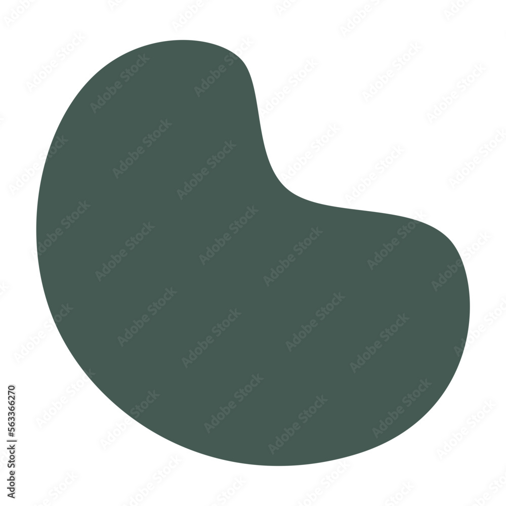 Abstract boho blob shapes simple hand. Abstract boho blob shapes simple hand.