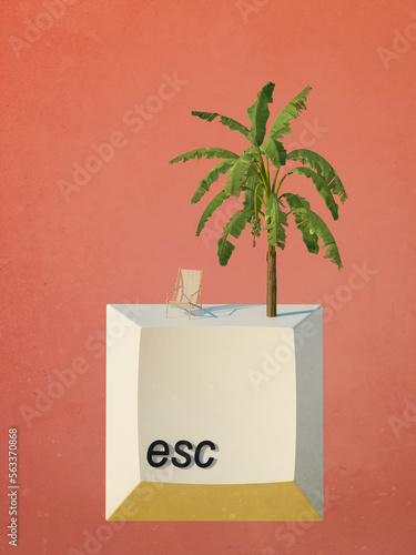 Escaping to the island