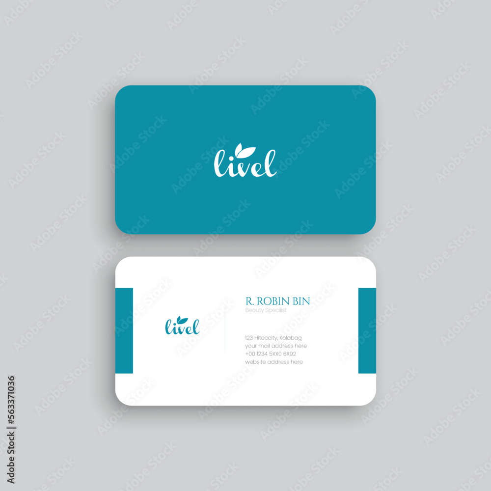 Vector Business card design template, Clean and modern business card Vector Business card design template, Clean and modern business card