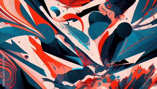 (4K) Abstract background/wallpaper generative AI