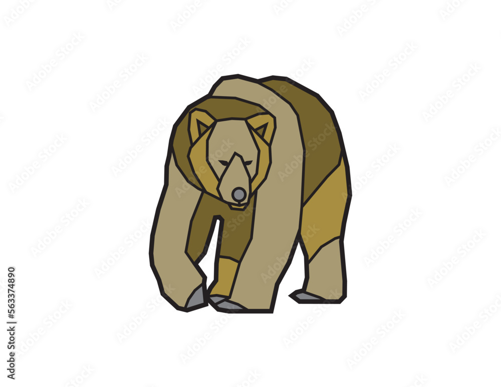 Obraz premium Walking Bear