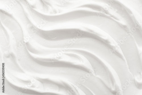 Texture of white cosmetic cream. Moisturizing cream background for dry skin care