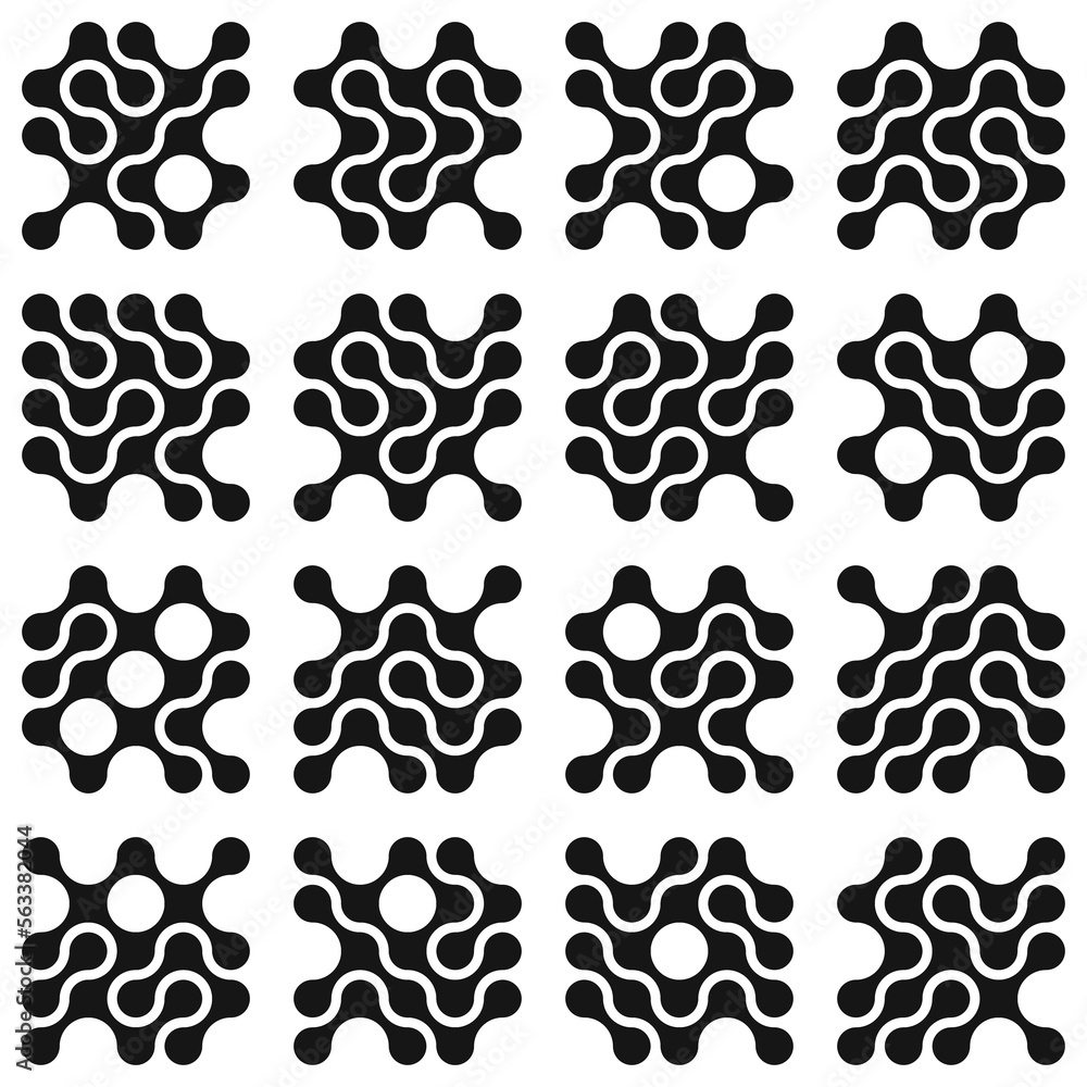 Fototapeta premium Asemic Glyph writing hieroglyph imitation abstract illustration