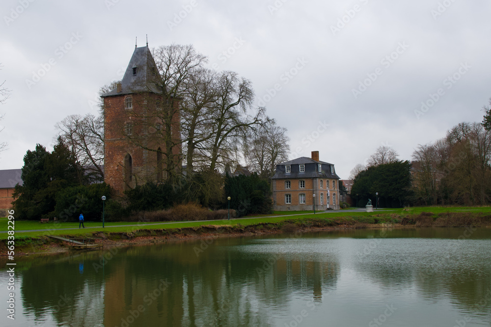 Beautiful view of Enghien park Beautiful view of Enghien park