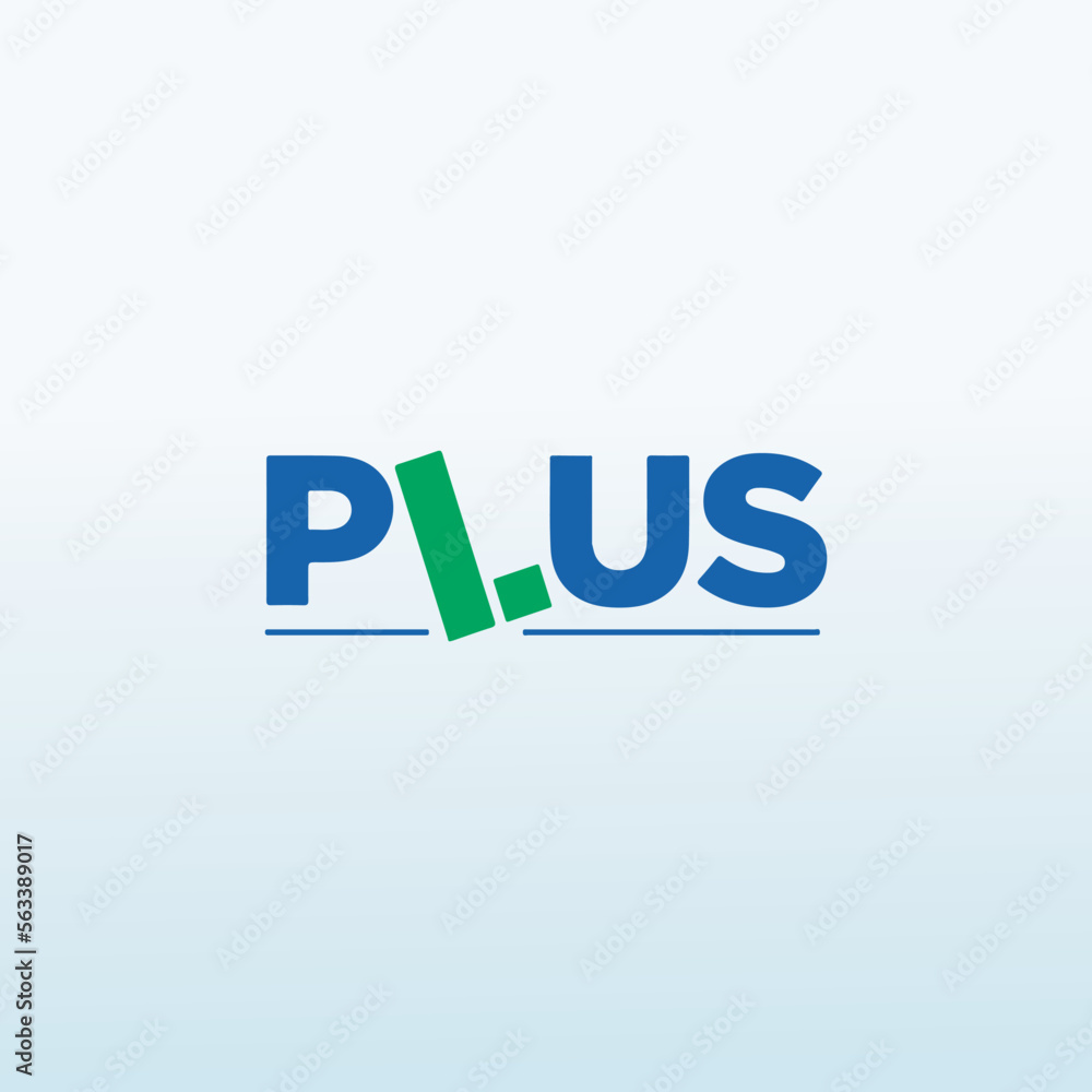 Plus symbol vector logo design Plus symbol vector logo design