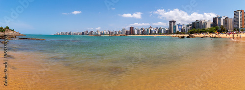 panorama da praia da costa, Itaparica, Vila Velha, Vitória, Espirito Santo, Brasil