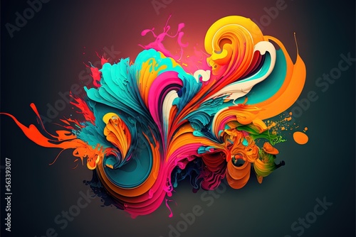 colored abstract background