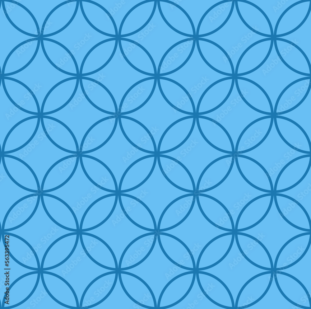 Fototapeta premium Abstract blue background texture in geometric ornamental style. design.