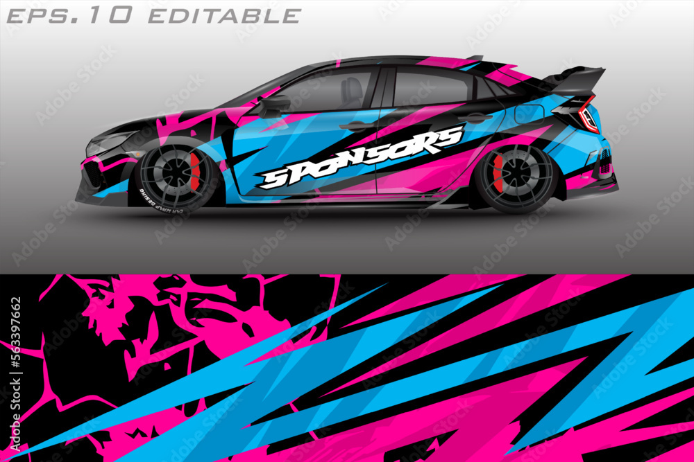 Racing Graphics Vector