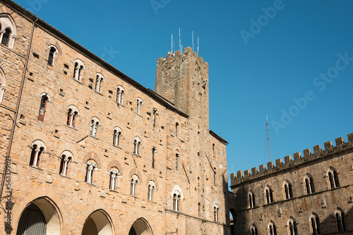 View of the medieval town of Volterra, Tuscany, Italy