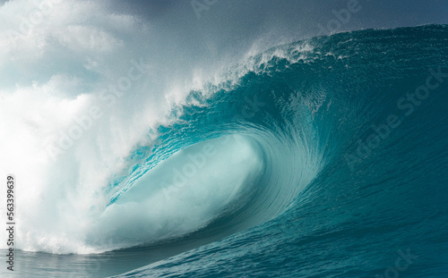 Photography Teahupoo, end of the road, Tahiti, French Polynesia